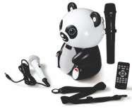 Głośniki i wzmacniacze głosu Wizualizery Przenośny system z funkcją karaoke - BEAR 400 R Umożliwia miksowanie sygnału z dwóch mikrofonów z muzyką odtwarzaną z