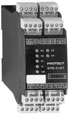 Modu y przekaênikowe bezpieczeƒstwa - wielofunkcyjne SRB 308T SRB 219T AZR 31 R2 A1 A1.