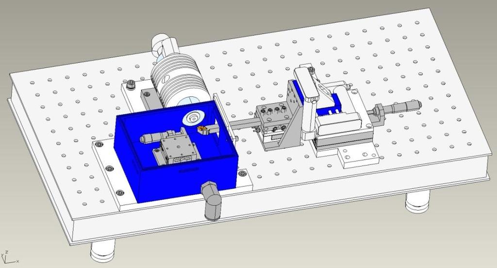 1 2 5 3 6 7 4 Rys. 3.2. Model stanowisko do badań procesu mikrotoczenia wspomaganego elektrochemicznie widok izometryczny: 1 stół roboczy, 2 -