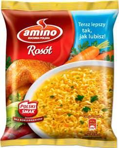 390g 8,54zł / Zupa Amino Nudle wybrane