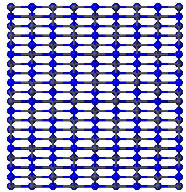 Kierunek wzrostu nanoobiektów wzdłuż: (a) [100], (b) [210] oraz (c) [111] osi krystalograficznych.