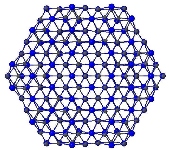 Kierunek wzrostu nanoobiektów wzdłuż: (a) [100], (b) [210] oraz (c) [111] osi krystalograficznych. Średnica prezentowanych nanodrutów wynosi ~ 3 nm.