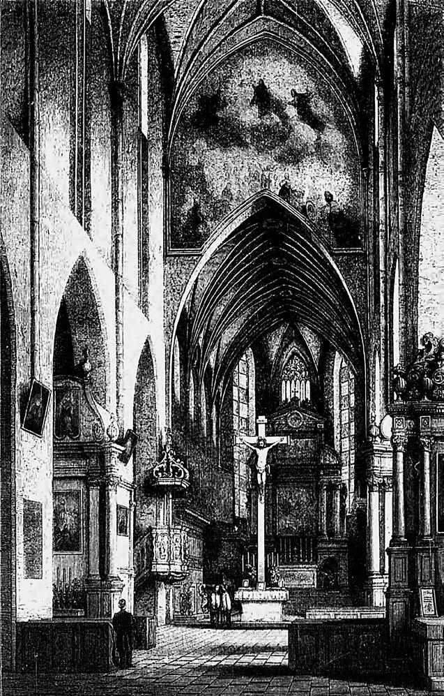 24 10. A. Kozarski, Wnętrze katedry w Włocławku, Tygodnik Illustrowany, 8, 1863, nr 204 (22 sierpnia), s. 324 w górnych częściach mieszczą okna.