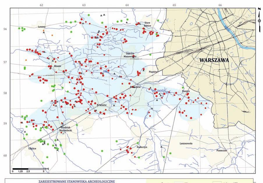 org/wiki/ File:Central_Europe_relief_ map_with_waterbodies. png?uselang=pl#filelinks (dostęp: marzec 2015); przybliżony zasięg kultury przeworskiej na podst.: P.