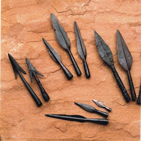 11 Wyroby żelazne odkryte na stanowiskach kultury przeworskiej