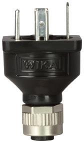 elektryczna: 500 V Stopień ochrony: IP 65 14069503 Pt - adapter M12 x 1 z wtyczką