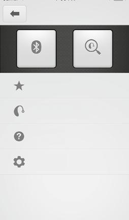 Skojarz pozycję Ulubioną z określoną lokalizacją. 7 9 10 8 7. Połączenie: Sprawdź stan akumulatora i połączenia. 8. Wyszukiwanie: Pomoc w zlokalizowaniu zagubionych aparatów słuchowych. 9. Ulubione: Podgląd, edycja lub usuwanie zapisanych pozycji Ulubionych * Dotyczy Beltone Legend 17 i Beltone Boost Plus 17.