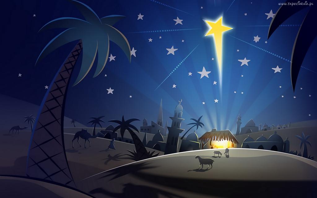Gore gwiazda Jezusowi (11) Gore gwiazda Jezusowi w obłoku, w obłoku Józef z Panną asystują przy boku, przy boku Ref.