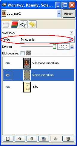 Efekt wtapiania krawędzi Ćwiczenie polega na dodaniu efektu wtapiania do obrazka.