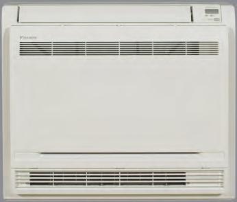 Klimatyzatory pompa ciepła, inwerter R-410A modele SZAFKOWE Seria FVXG NEXURA -10 do + 46 o C urządzenia grzewczo-chłodzące, szafkowe z RADIACYJNYM panelem frontowym, który zapewnia przyjemne ciepło