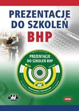 SZKOLENIA Prezentacje do szkoleń bhp nośnik CD cena 290,00 zł + 23% VAT* symbol CD086 Program komputerowy do samodzielnego doboru slajdów prezentujących tematykę szkoleń okresowych bhp dla różnych