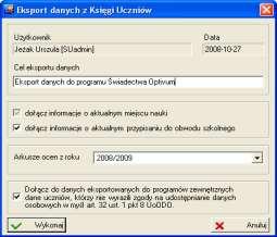 Oddziały Uwaga Kolejność uczniów w dzienniku lekcyjnym powinna być ustalana na początku roku szkolnego po rozliczeniu uczniów niepromowanych i zawieszonych (zob.