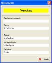 Zarządzanie danymi Rysunek 25. Szczegółowe informacje o danych zagregowanych (np. miejscowości).