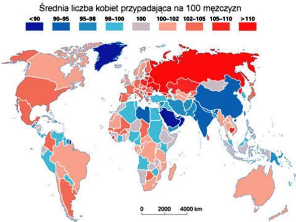 W KWR istnieje zjawisko nadumieralności mężczyzn w wieku średnim.