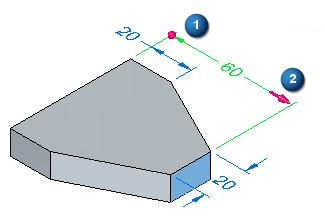 Wymiary modelu Aby określić sposób reakcji modelu na edycję wymiarów, można także użyć opcji znajdujących się w oknie