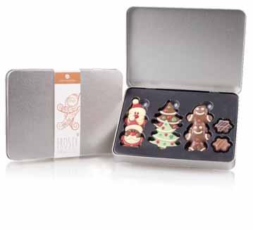 XMAS FROSTY CHOCOLATES 3513 TRZY CZEKOLADOWE BOMBKI 193x165x52 mm 75 g 30,41 zł 37,40