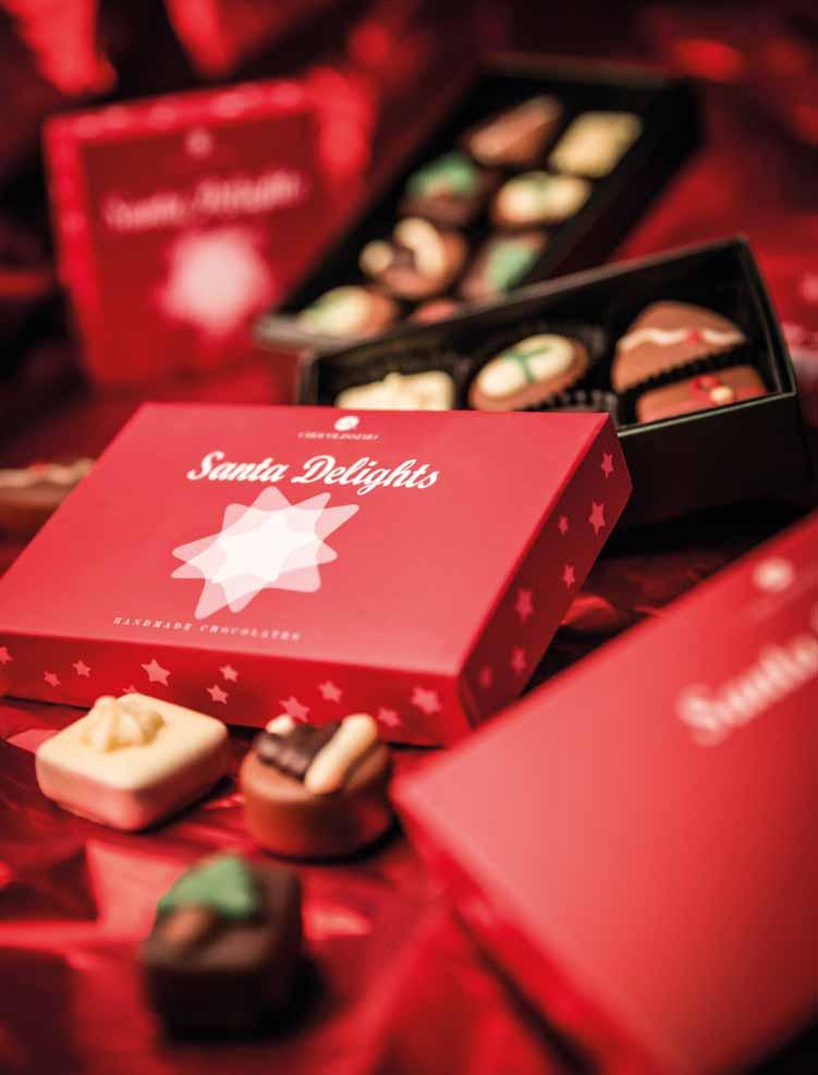 SANTA DELIGHTS 3600 CHRISTMAS CHOCOLATES 4 87x85x30 mm 50 g 16,22 zł 19,95 zł Wyjątkowe czekoladki na wyjątkowe święta!