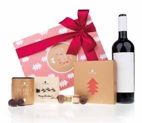 CHRISTMAS GIFT SETS 8451 ZESTAW CHOCO CHRISTMAS Z WINEM 336x238x80 mm 1025 g 166,34