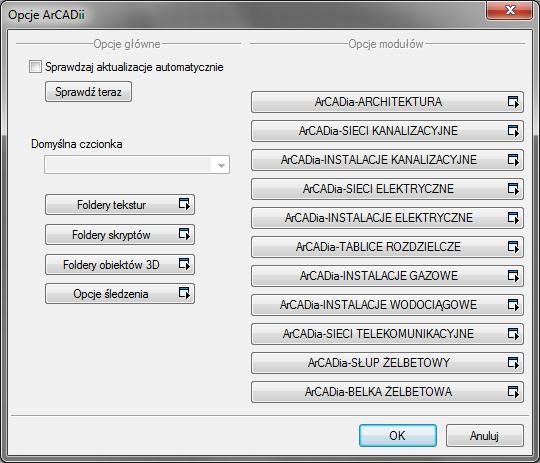 Rozpoczynamy pracę Wstążka Widok posiada zarówno opcje ArCADii, jak i ArCADii-ARCHITEKTURY (czyli systemu ArCADia).