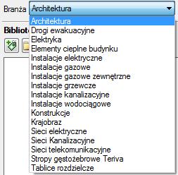 Ułatwia dostęp do katalogów producenckich i umożliwia wybór tylko tych katalogów, które użytkownik najczęściej używa na etapie projektowania.