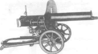 Modernizacja rosyjskiego ckm M.ium.i wz. 1910 203 Rys. 17.4. 7.62 mm rosyjski ciężki karabin maszynowy Maxima wz. 1910 amunicji Mausera.