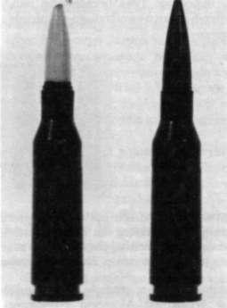 Amunicja do broni strzeleckiej w WP Skonstruowany w Polsce eksperymentalny nabój pośredni 7 mm x 41 odznaczał się bardzo dobrymi własnościami balistycznymi oraz stwarzał możliwości budowy broni