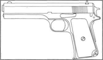 9 mm pistolet Vis Rys. 5.17. Pierwszy projekt pistoletu inż. Piotra Wilnicwczyca życzenie Departamentu Uzbrojenia później literę W zamieniono na V, tworząc łaciński wyraz Vis siła.