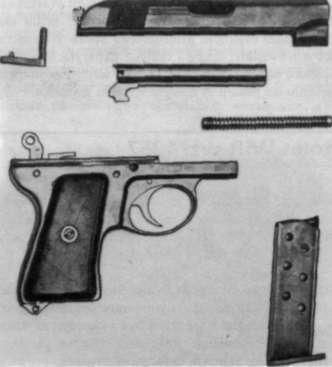 Polskie powojenne pistolety wojskowe Rys.6.3. 9 mm pislolel WiR wz. 1957 pistoletu.
