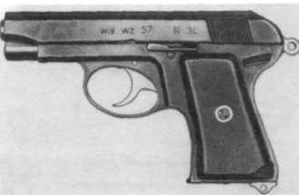 Jednak w tekście przytoczonego dokumentu nazwa taka. nie występuje, a autorzy posługują się nazwą pistolet uniwersalny". Po uzyskaniu akceptacji w 1958 r.