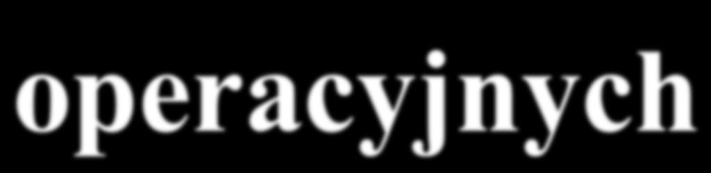 Struktury systemów operacyjnych Usługi systemu operacyjnego. Składowe systemu. Wywołania systemowe. Programy systemowe.