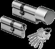 Accesorii pentru uşi ECO Cilindri clasa B antiefracție CAPACE BALAMALE culoare tip argintiu