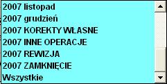 Dokumenty moŝna księgować tak w poszczególnych dziennikach tematycznych jak i w Dzienniku Głównym. 6.4.