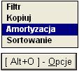 13-2 Aplikacja Ramzes Księgi Handlowe podręcznik uŝytkownika Po naliczeniu amortyzacji system nie wymaga juŝ Ŝadnych ustawień.