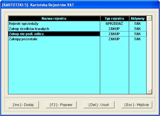 5-18 Aplikacja Ramzes Księgi Handlowe podręcznik uŝytkownika 5.