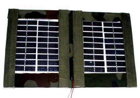 2) Przewoźne rozkładane baterie słoneczne dla pojazdów bojowych (rys.1d). a) b) c) d) Rys. 1.