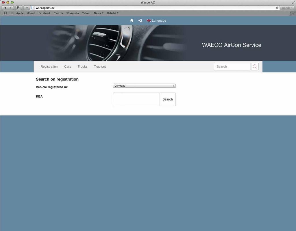 KATALOG INTERNETOWY WAECOPARTS.COM Nie szukaj, znajdź! Katalog internetowy WAECO AirCon Parts jest szybki i prosty w użyciu, tak jak wyszukiwarka TecDoc!