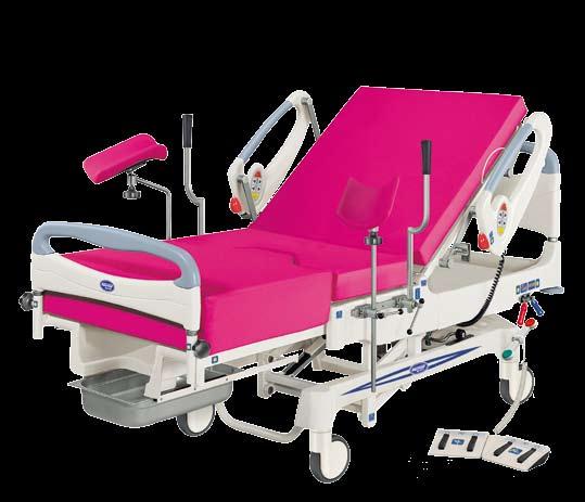 4: regulacji wysokości, oparcia pleców i siedzenia Panel sterujący umieszczony w poręczy bocznej łóżek LM 01.3, LM-01.