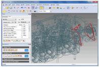 CADdoctor umożliwia wymianę danych multi-cad (STL, IGES, STEP w standardzie, możliwość rozszerzenia o formaty Parasolid, JT, NX, Creo, Catia V5), weryfikację i