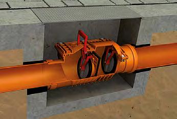 STUDZIENKI, ZASUWY BURZOWE Zasuwy burzowe Zasuwy burzowe przystosowane są do montażu na poziomych odcinkach rurociągów w studzienkach kanalizacyjnych wewnątrz lub na zewnątrz budynków.