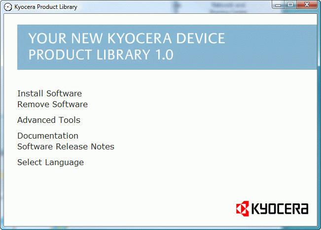 4 Kliknąć na opcję Install Software. Zostanie uruchomiony kreator instalacji oprogramowania. Od tego momentu procedura różni się w zależności od wersji systemu operacyjnego oraz metody połączenia.