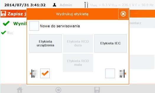 6 Drukowanie raportów Aby drukować raport z pomiarów należy w ustawieniach ogólnych włączyć pracę z drukarką oraz, jeżeli wymagane, drukowanie automatyczne po zapisaniu wyników (patrz rozdz. 3.3.5).