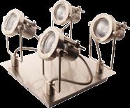 1x50W EXCL 120x100x120 satin nikiel E14020303097 Alclara SY1306/17/02/S Robot -2 GU10 2x50W