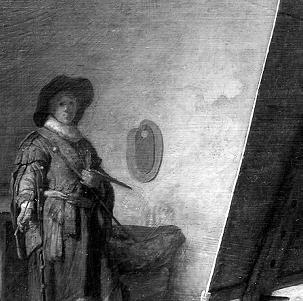 Artysta jako widz. Studium dwóch przypadków 59 Fot. 1-2. Rembrandt, Artysta w pracowni, ok. 1628 r., Museum of Fine Arts, Boston Źródło: H.