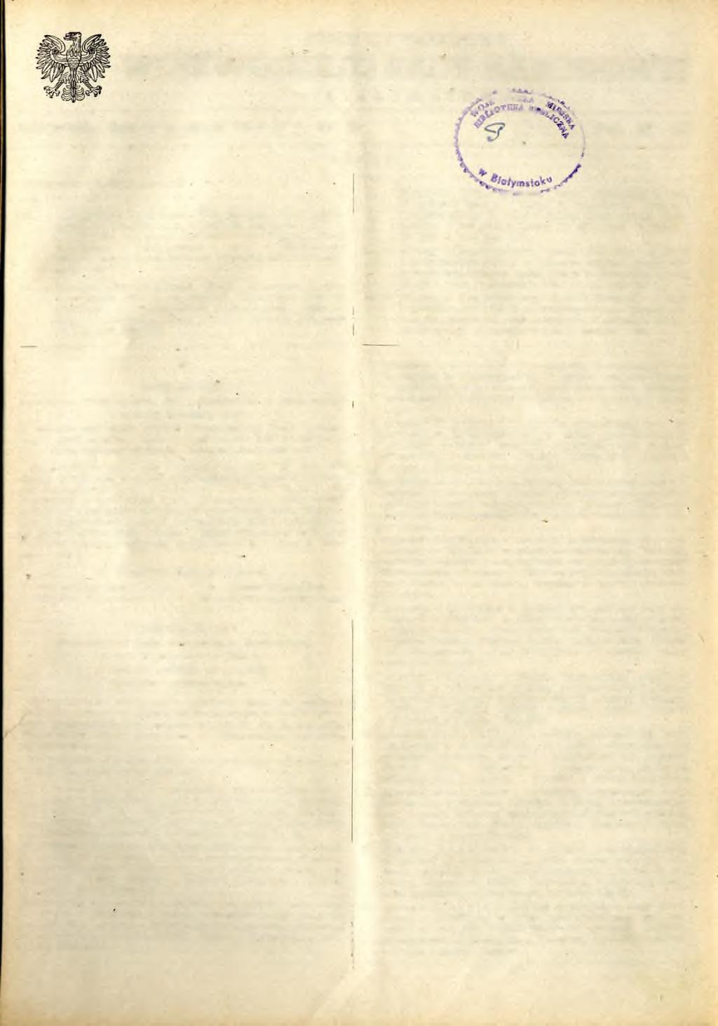 DZIENNIK U R ZĘ D O W Y W OJEWÓDZKIEJ RADY NARODOWEJ w B IA Ł Y M S T O K U Białystok, dnia 2 grudnia 1954 r. Nr 10 Poz. 49-