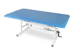 JSR Stół rehabilitacyjny JSR jest prostym, dwuczęściowym modelem stacjonarnego stołu rehabilitacyjnego.