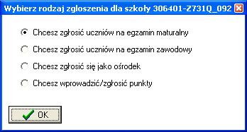 Przypominamy, że opcja ta zadziała tylko i wyłącznie w przypadku, kiedy wprowadzone dane nie będą zawierać błędów i plik szkoły będzie podświetlony (Rys. 34). Rys.