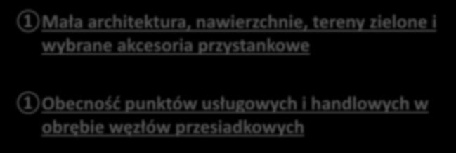 wybrane akcesoria przystankowe 1Obecność punktów