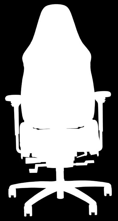 Pokrycie fotela wraz z podłokietnikami z oryginalnej czarnej skóry stosowanej we wnętrzach samochodów Porsche. Stelaż wykonany z materiału kompozytowego w kolorze szarosrebrnym.