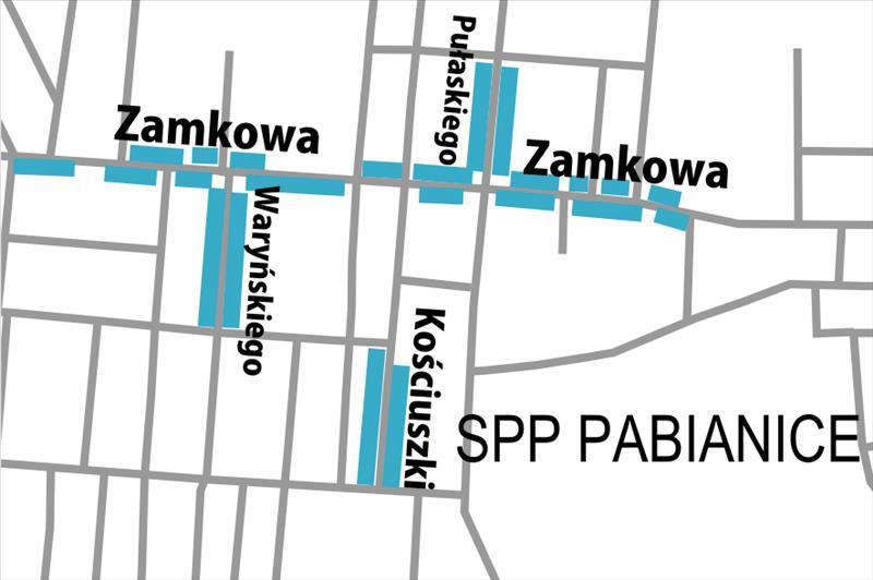 Dziennik Urzędowy Województwa Łódzkiego 44 Poz. 2418 Infrastruktura transportowa w zakresie publicznego transportu zbiorowego na obszarze Pabianic, według stanu na 31 stycznia 2017 r.