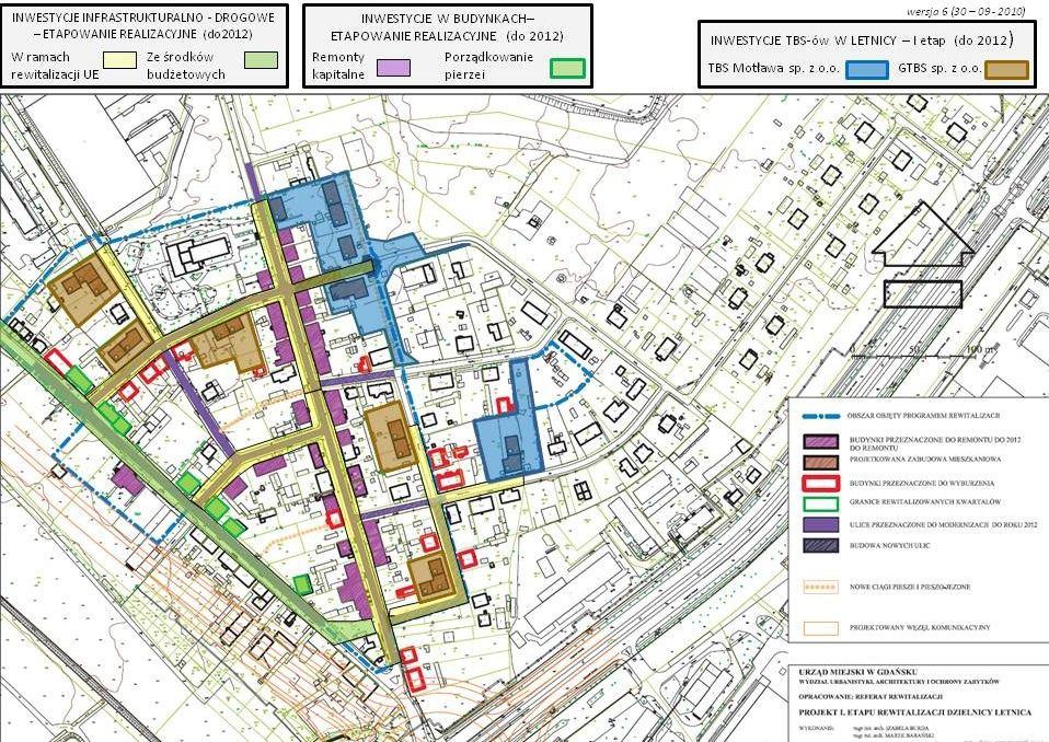 5. Przebudowę, budowę i modernizację odcinków ulic wraz z wykonaniem nowej i remontem istniejącej infrastruktury podziemnej oraz budową nowych odcinków ulic.